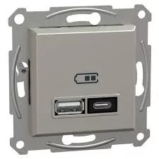 ASFORA DUPLA USB TÖLTŐ  A+C 21W BR.