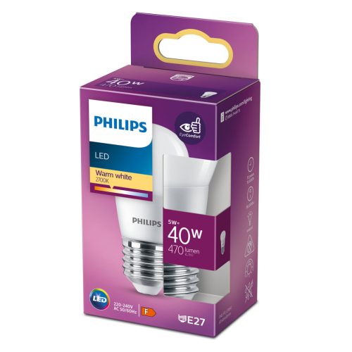 PHILIPS E27 LED KISGÖMB 5W 470LM