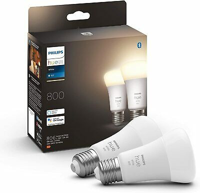 Philips HueW 9W A60 E27 EU 2P@
