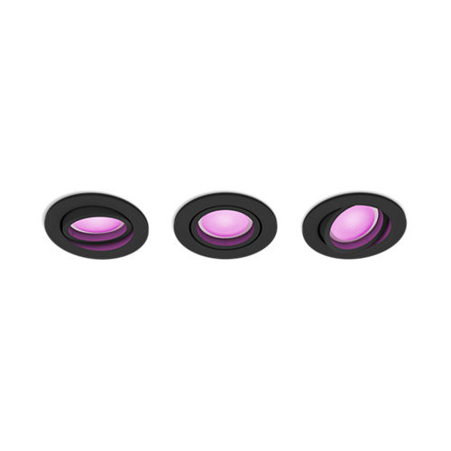 CENTURA HUE RECESSED R. BLACK 3X5.7@