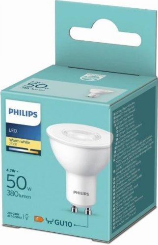 LED GU10 4,7W 2700K 380lm/36°