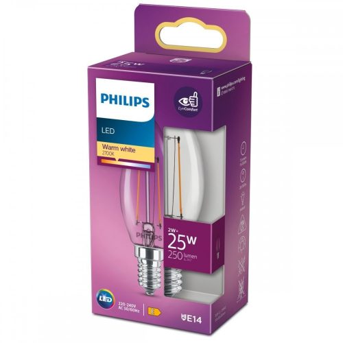 LED CLASSIC 25W E14 WW B35 CL ND RF