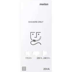 CENTRAL PLATE FOR SHAVER SOCKET,