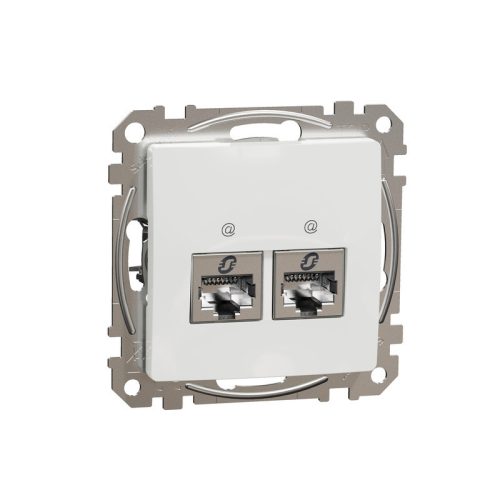 SEDNA ÚJ 2xRJ45 CAT6 STP ALJ FEHÉR*