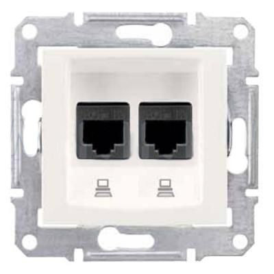 SEDNA ADATKOM 2XRJ45 CAT5E UTP FH KN