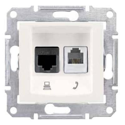 SEDNA  RJ11+RJ45 CAT.5E UTP KR KN@
