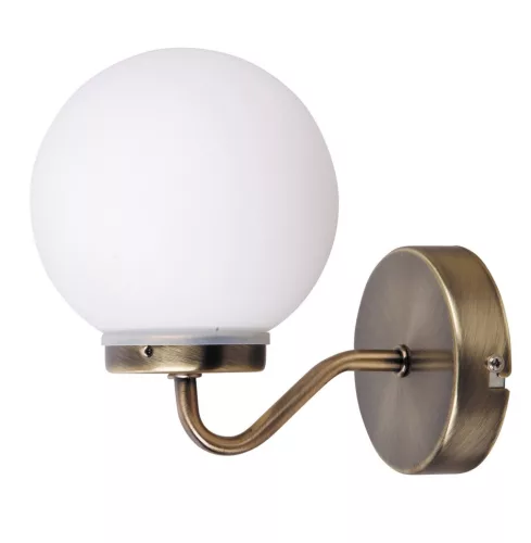 FÜRDOSZOBAI LÁMPA, D19CM BRONZ