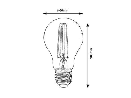 OKOS WIFI LED FILAMENT,E27,6W #@
