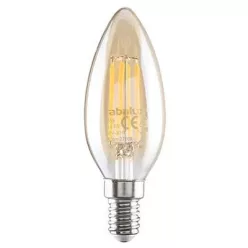 LED E14 gyertya filament 4W 350lm#@