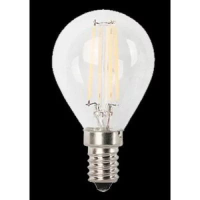 LED E14 4W gömb filament 4000K@