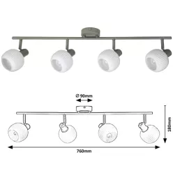 SORAYA,BEL.SPOT, E14 4X MAX 40W,SZ#@