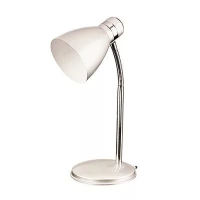 ÍRÓASZTALI LÁMPA 1*40W E14 FEHÉR