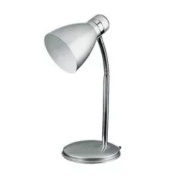 ÍRÓASZTALI LÁMPA 1*40W E14 EZÜST