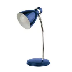 ÍRÓASZTALI LÁMPA 1*40W E14 KÉK
