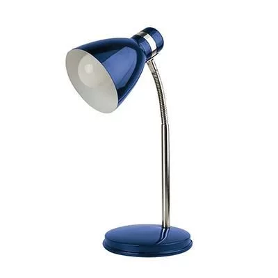 ÍRÓASZTALI LÁMPA 1*40W E14 KÉK