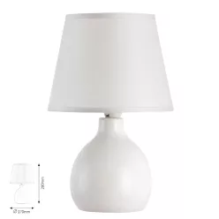 INGRID kerámia aszt E14 40W,krém