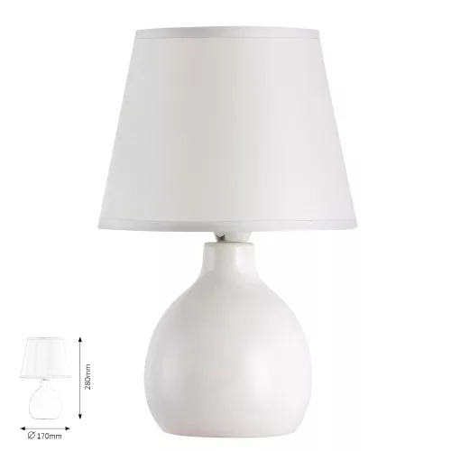 INGRID kerámia aszt E14 40W,krém