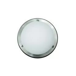 UFO MENNYEZETI D40CM SZATIN KROM,@