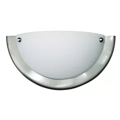 UFO FALILAMPA D30CM SZATIN KRÓM, S@