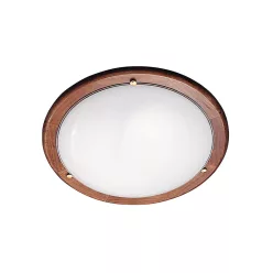 MENNYEZETI LÁMPA 2*60W E27 TÖLGY@