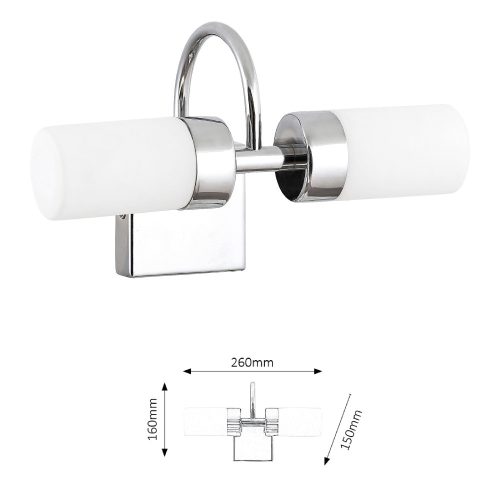BETTY fürdő falik.beé.LED 2X4W,kr.