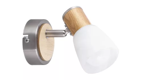 GAVIN spot E14 40W sz.króm/bükk