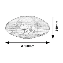 Hopply papír menny. D50cm, nyuszi