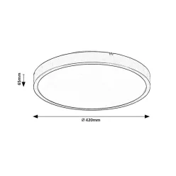 Alenzo menny.36W fehér távir. kör@