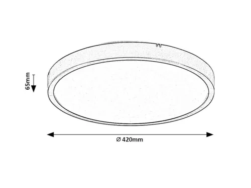 Alenzo menny.36W fehér távir. kör@