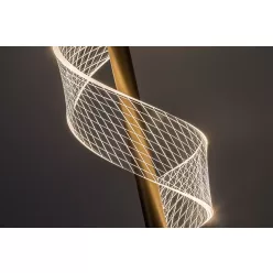 Zofrael,belt.függ.LED6 D13cm arany