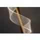 Zofrael,belt.függ.LED6 D13cm arany
