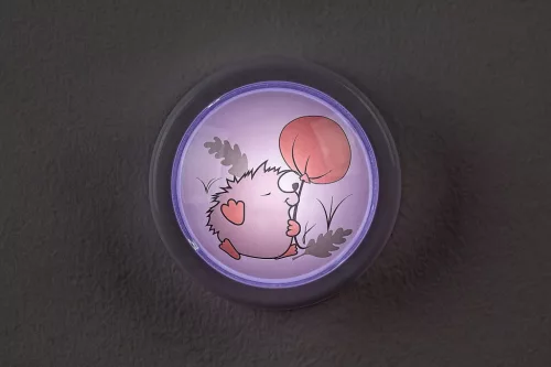 Hedgy pushlight, 0,3W D10cm süni