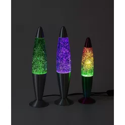 Glitter2,lávalámpa LED25W 40cm zöld