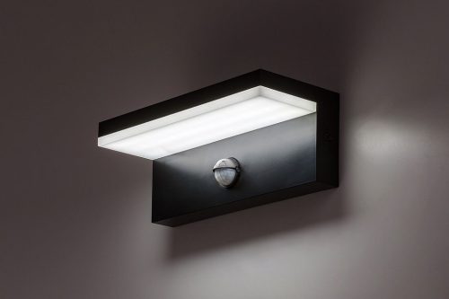 Zaragoza kült.fali LED9W L21cm fek