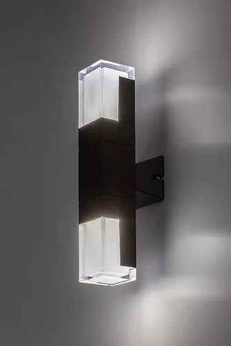 Darvas kült.fali LED12W H35 fekete