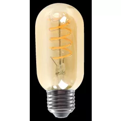 LED E27 T45 4W 250lm3000K borostyán@