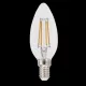 LED E14 C37 4W 500lm 2700K Fil.@