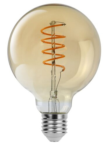 FILAMENT LED E27 G95 4W 2200K@