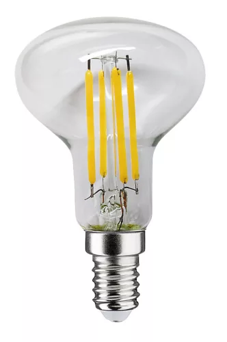 Fil. LED, E14 R50, 4W,400lm 4000K@