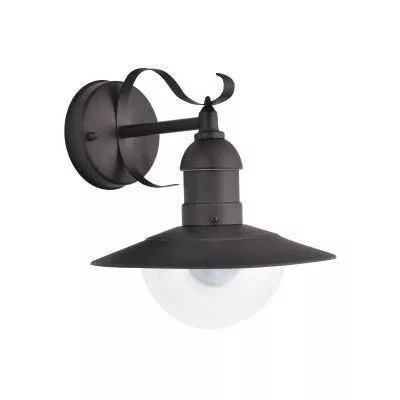 OSLO Kült.fali 1*60W E27 matt fek.@