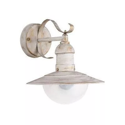 OSLO Kült.fali 1*60W E27 antik feh.@