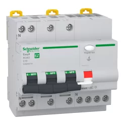 Áramv.kismegsz.10A C 3P+N 30mA A
