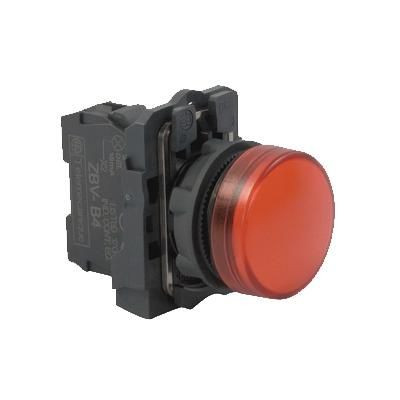 JELZŐLÁMPA LED 24V KPL PIROS