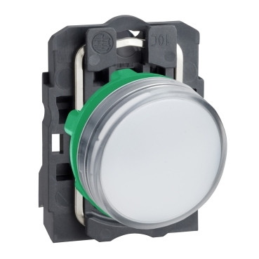 JELZŐLÁMPA LED 240V KPL FEHÉR