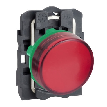 JELZŐLÁMPA LED 240V KPL PIROS