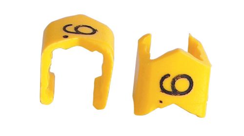 VEZETÉKJELÖLŐ 1,5-4mm2 "6" PATTINTÓS