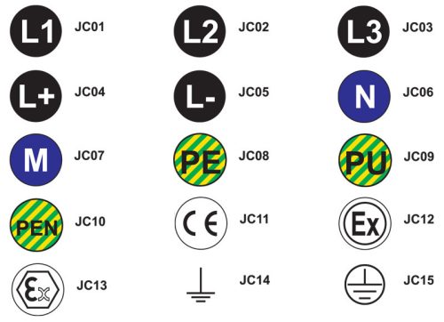 ÖNTAPADÓS JELZŐCIMKE d=20mm "L3