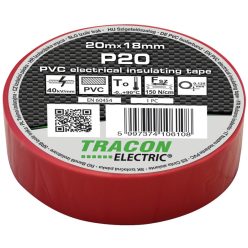 SZIG.SZALAG    20x18 PIROS PVC