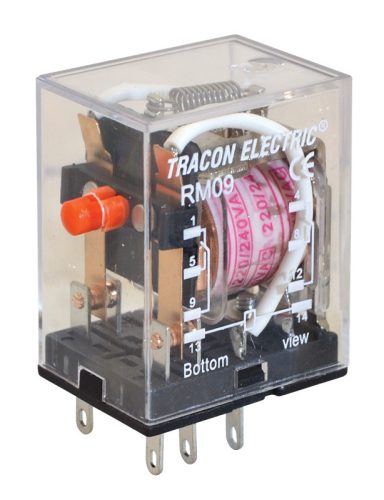 RELÉ MINIATŰR 110V AC 2 VÁLTÓ