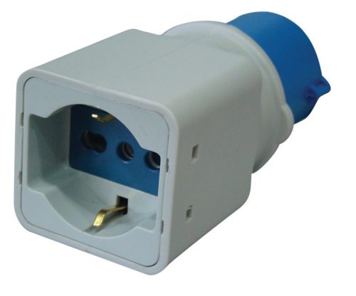 CSATLAKOZÓ ADAPTER 16A 2P+F 250V